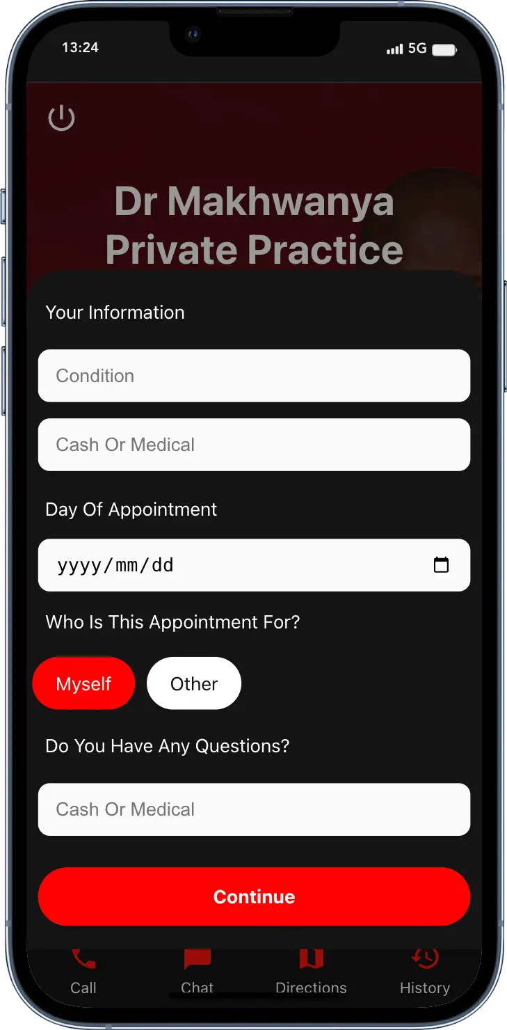 Consultation app that allows clients to book queues and consult the doctor by via chat.